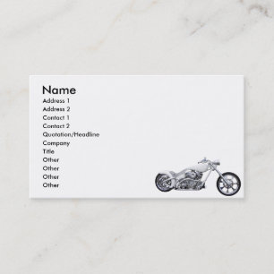 White Lightning Business Card