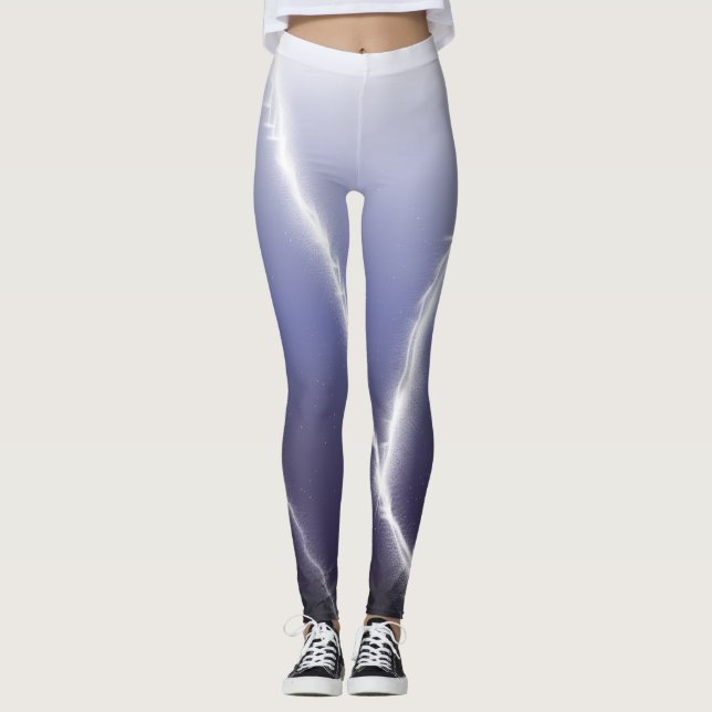 White Lightning Leggings (Front)