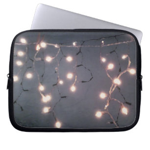 White Lights Laptop Sleeve