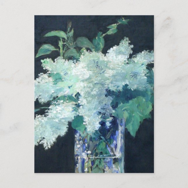 White Lilac by Edouard Manet Postcard (Front)