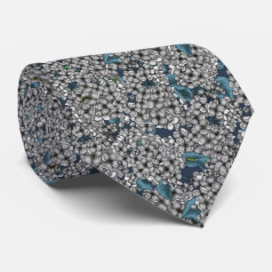 White Lilac garden Tie