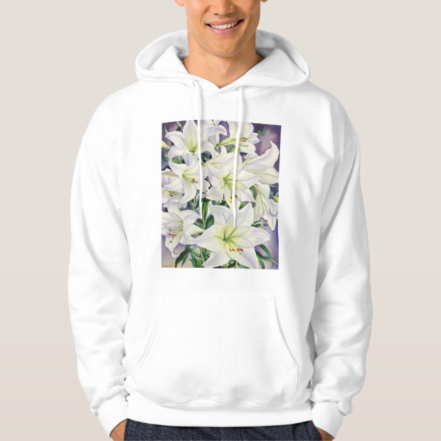 White Lilies 2008 Hoodie (Front)