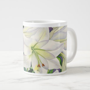 White Lilies 2008 Large Coffee Mug