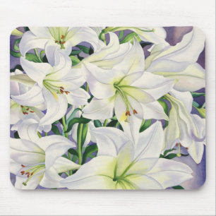 White Lilies 2008 Mouse Pad