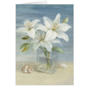 White Lilies and Shells