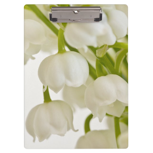 White Lilies Clipboard (Front)