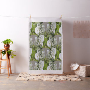 White Lilies....... Fabric