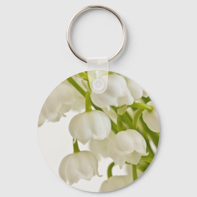 White Lilies Key Ring (Front)