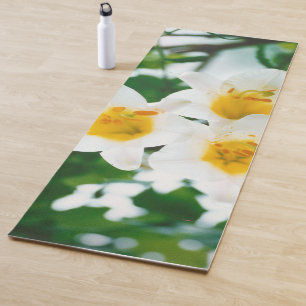 White Lilies - Lily Flower Lilium candidum Yoga Mat