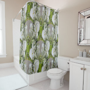White Lilies...... Shower Curtain