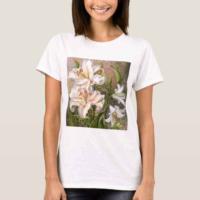 White Lilies T-Shirt (Front)