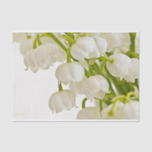 White Lilies Tissue Paper