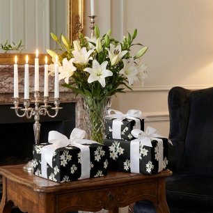 White Lillies Wrapping Paper