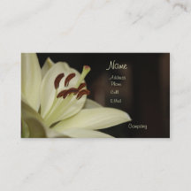 White Lily Business Card