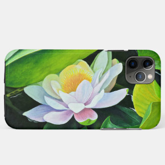 White Lily Floral Case-Mate iPhone Case