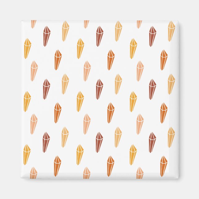 White Lily Flower Magnet (Front)