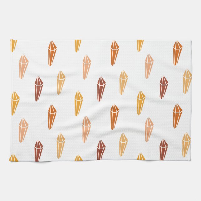 White Lily Flower Tea Towel (Horizontal)