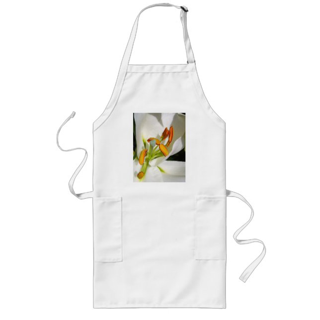 White Lily Long Apron (Front)