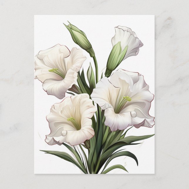 WHITE LILY POSTCARD (Front)