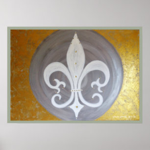 "White lily" poster