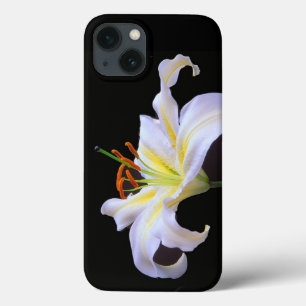 White Lilys  Apple iPhone Barely There Phone Case
