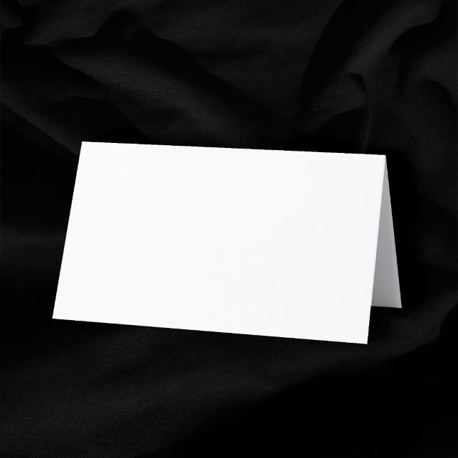 White Linen 2" x 3.5" Landscape Blank Wedding Place Card (White Linen 2" x 3.5" Landscape Blank Wedding Place Card)
