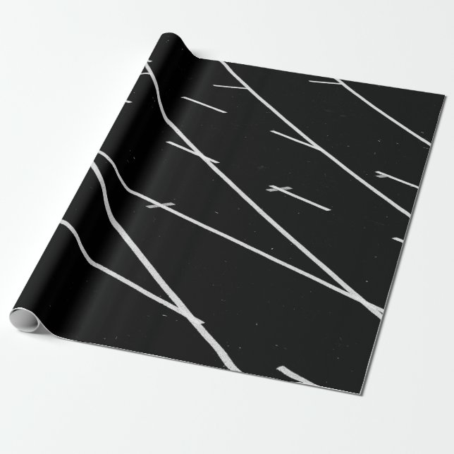 WHITE LINES ON TRACK FIELD WRAPPING PAPER (Unrolled)