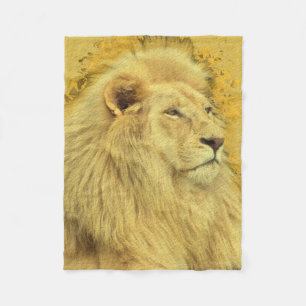 White lion blanket