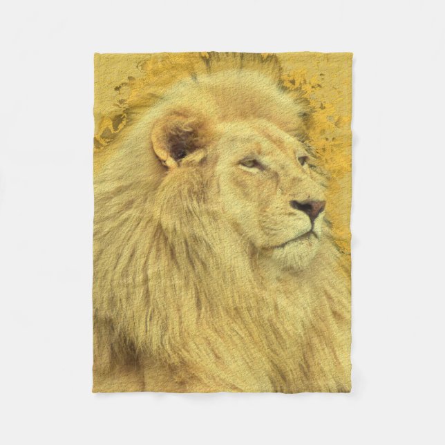 White lion blanket (Front)