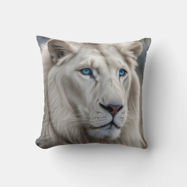 White Lion Cushion (Front)