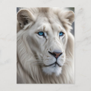 White Lion Holiday Postcard