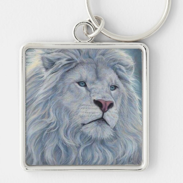 White Lion Key Ring (Front)