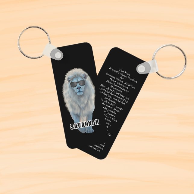 White lion key ring (Creator Uploaded)