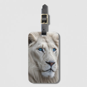 White Lion Luggage Tag