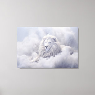 White Lion of Judah Canvas Print