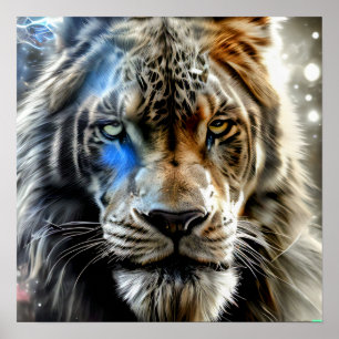 White Lion Poster