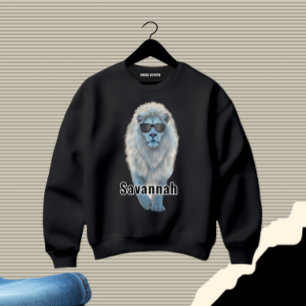 White lion sweatshirt