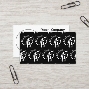White Lioness Queen of the Hunt Business Card