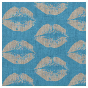 White Lips #20 Fabric