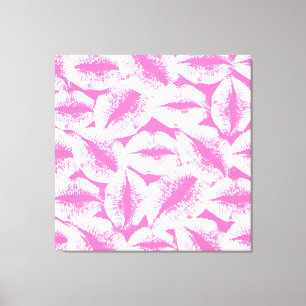White Lips #25 Canvas Print
