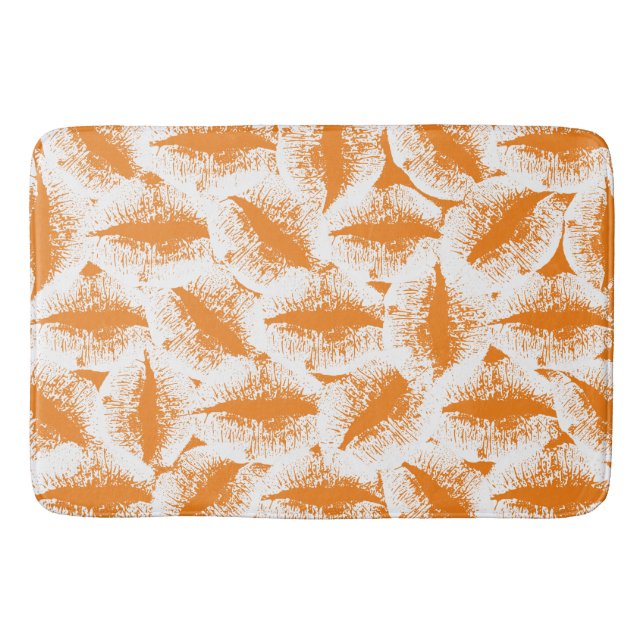 White Lips #32 Bath Mat (Front)