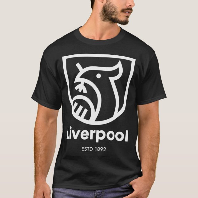 White Liverbird Badge T-Shirt (Front)