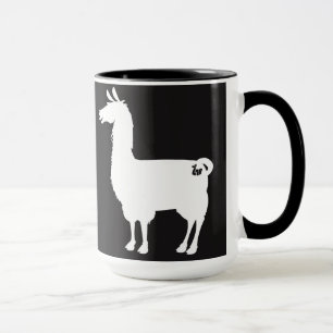 White Llama Mug