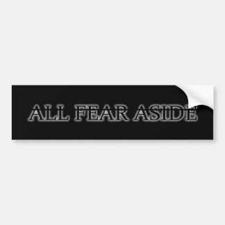 White Logo Bumper Sticker