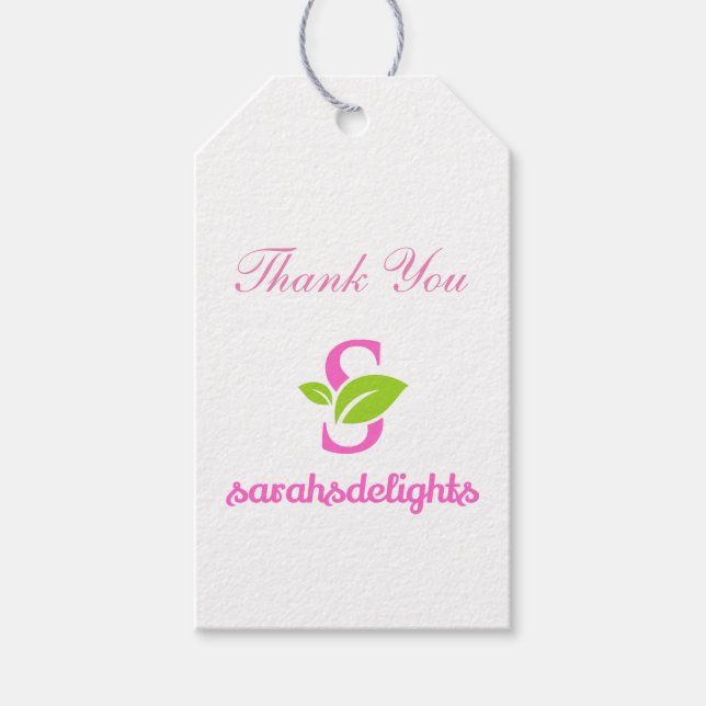 White logo  gift tags (Front)