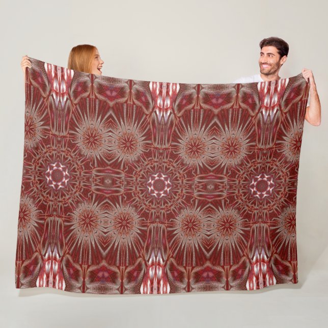 White Lotus 19 Fleece Blanket (In Situ)