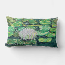 White Lotus and Lily Pads