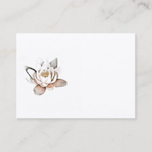 WHITE LOTUS BUSINESS CARD