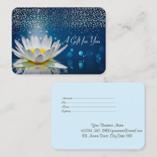 White Lotus,Confetti,Spa,Massage Discount Card