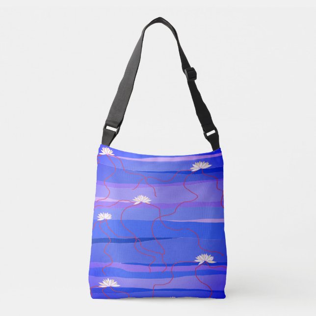 White Lotus Crossbody Bag (Front)